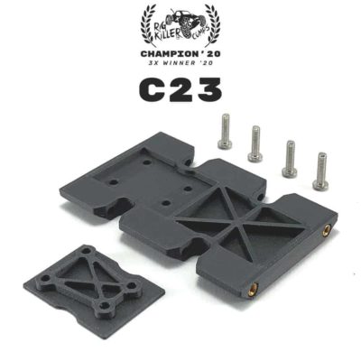 Flatgekko™ C23 V1 SCX10II / Vanquish Skid Plate by PROCRAWLER®