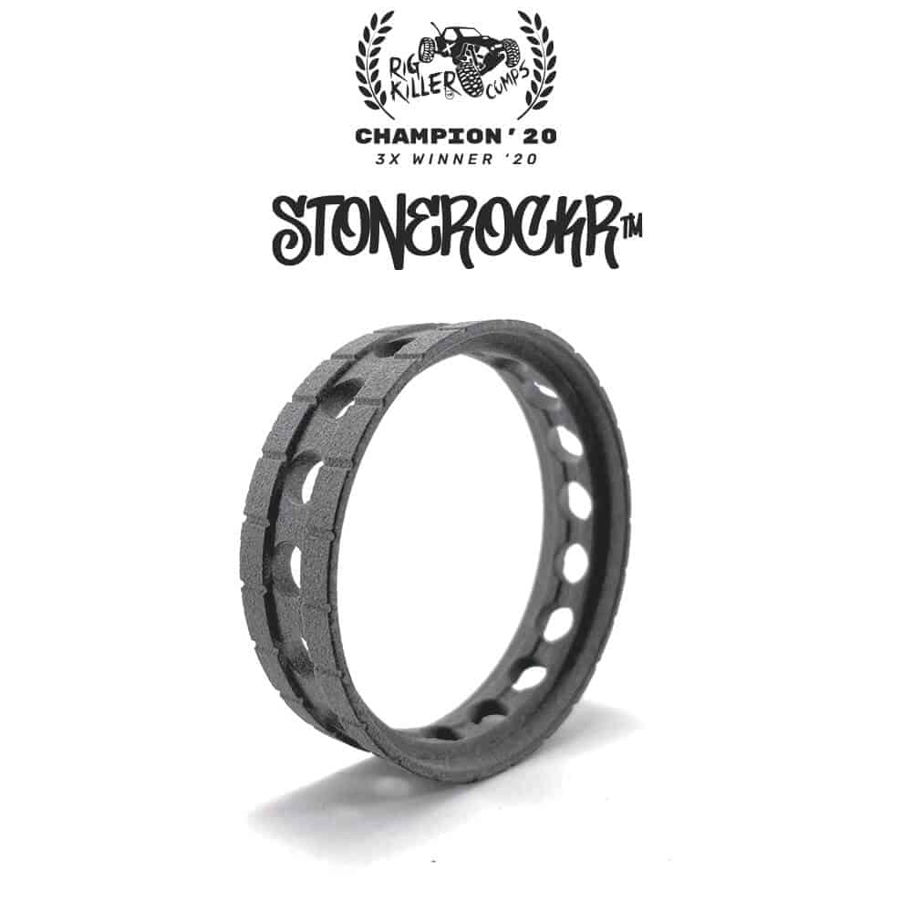 PROCRAWLER® Flatgekko™ Stonerockr™ 2.2″ LCG Offset Wheel Narrow Bead Ring (2pcs)