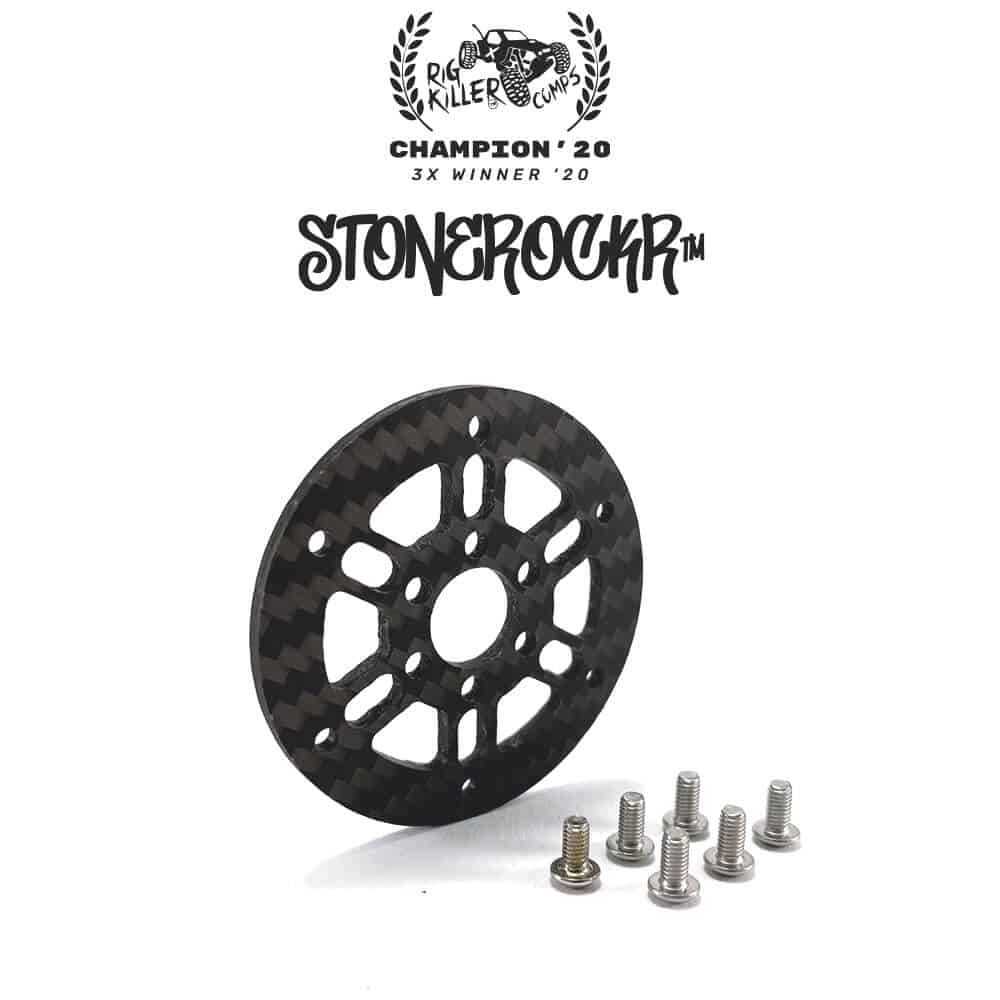 PROCRAWLER® Flatgekko™ Stonerockr™ Douwe’s Humz 1.9″ LCG Offset Wheel Front Plate (2pcs)