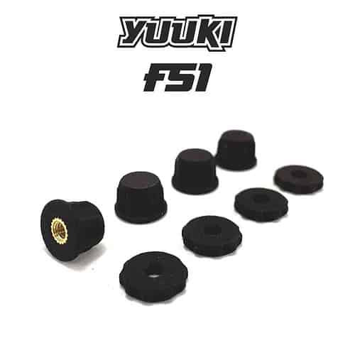 Yuuki™ FS1 V1 Bullbone™ Body Mount Nut Set by PROCRAWLER®