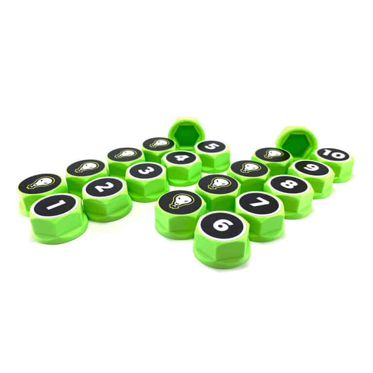 PROCRAWLER® Flatgekko™ Hexxx™ Fluo Green Comp Gate Set (10 pairs)