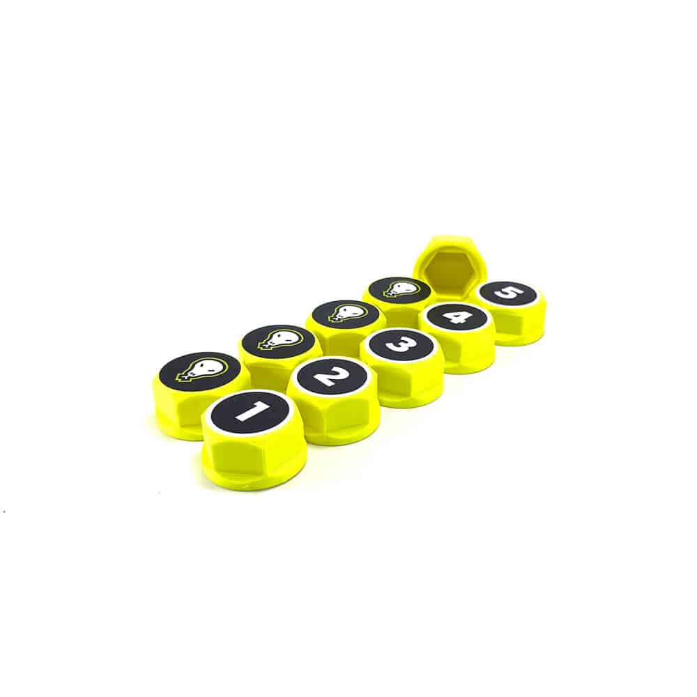 PROCRAWLER® Flatgekko™ Hexxx™ Fluo Yellow Comp Gate Set (5 pairs)