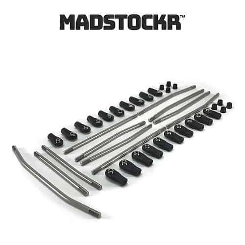 PROCRAWLER® Madstockr™ SCX10II Full High-Clearance Stainless Steel Link Kit (PH/SS/FU/FL/RU/RL)