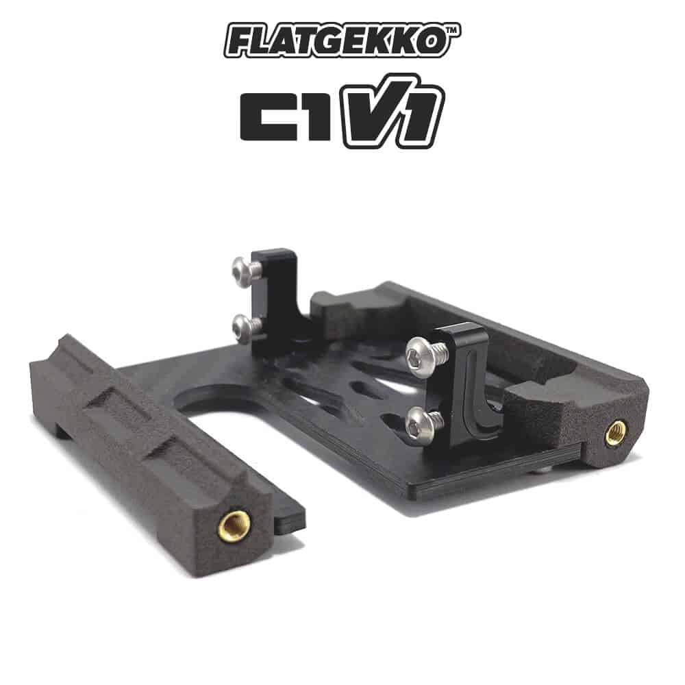 Flatgekko™ C1 V1 X-Low™ Horizontal CMS Servo Mount by PROCRAWLER®