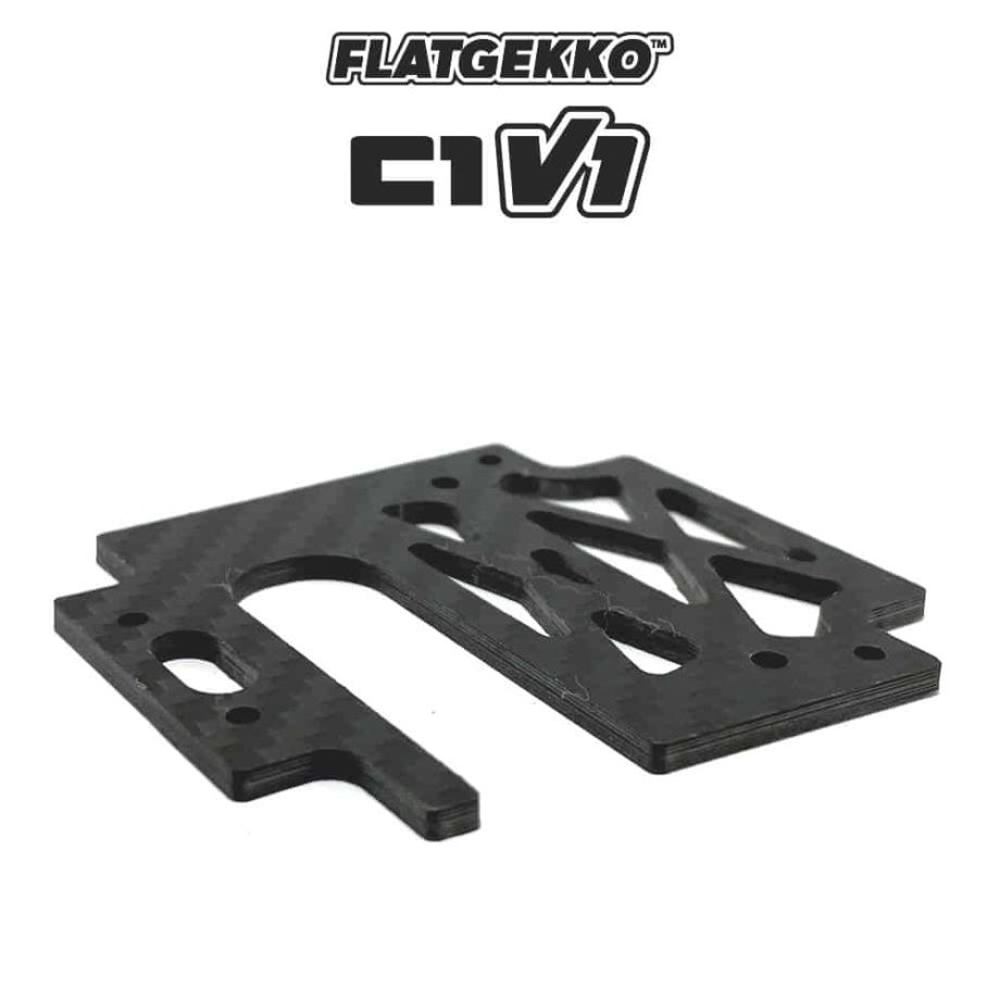 Flatgekko™ C1 V1 X-Low™ Horizontal CMS Servo Mount Plate by PROCRAWLER®