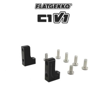 Flatgekko™ C1 V1 X-Low™ Horizontal CMS Servo Mount Arms by PROCRAWLER®