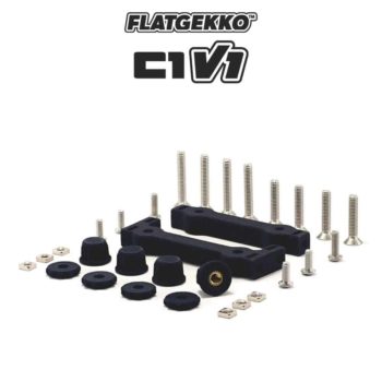 Flatgekko™ C1 V1 Bullbone™ V-Noze™ Body Mount Set by PROCRAWLER®