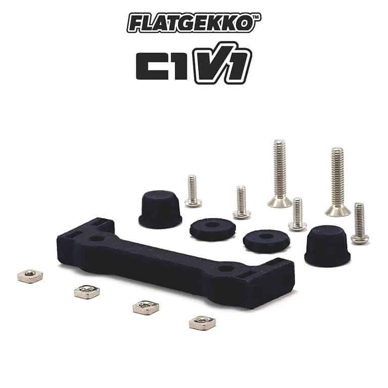 Flatgekko™ C1 V1 Bullbone™ V-Noze™ Front Body Mount by PROCRAWLER®
