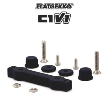 Flatgekko™ C1 V1 Bullbone™ 64mm Body Mount by PROCRAWLER®
