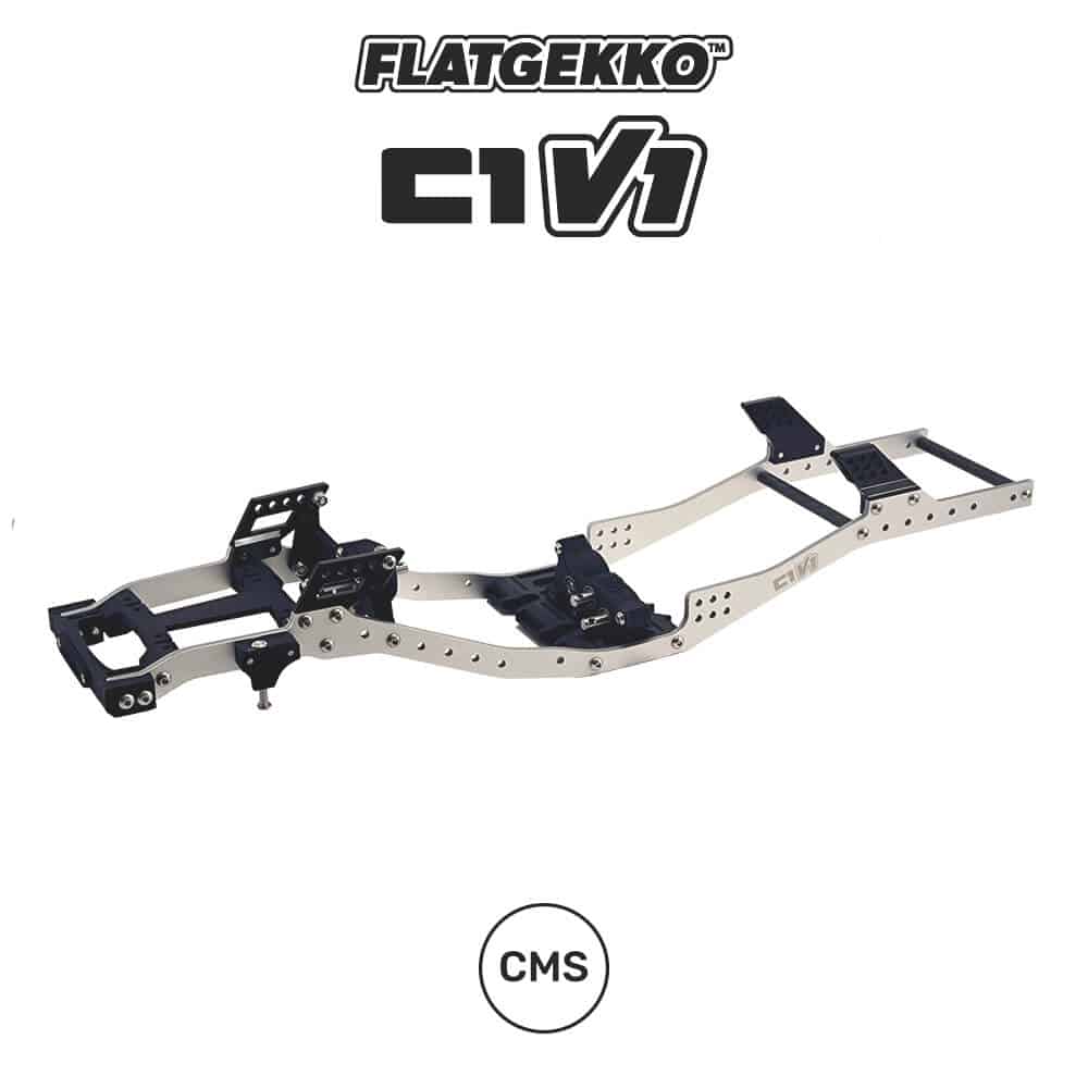PROCRAWLER® Flatgekko™ C1 V1 Maxxx™ LCG CMS Chassis Kit 313mm/12.3″ Wheelbase