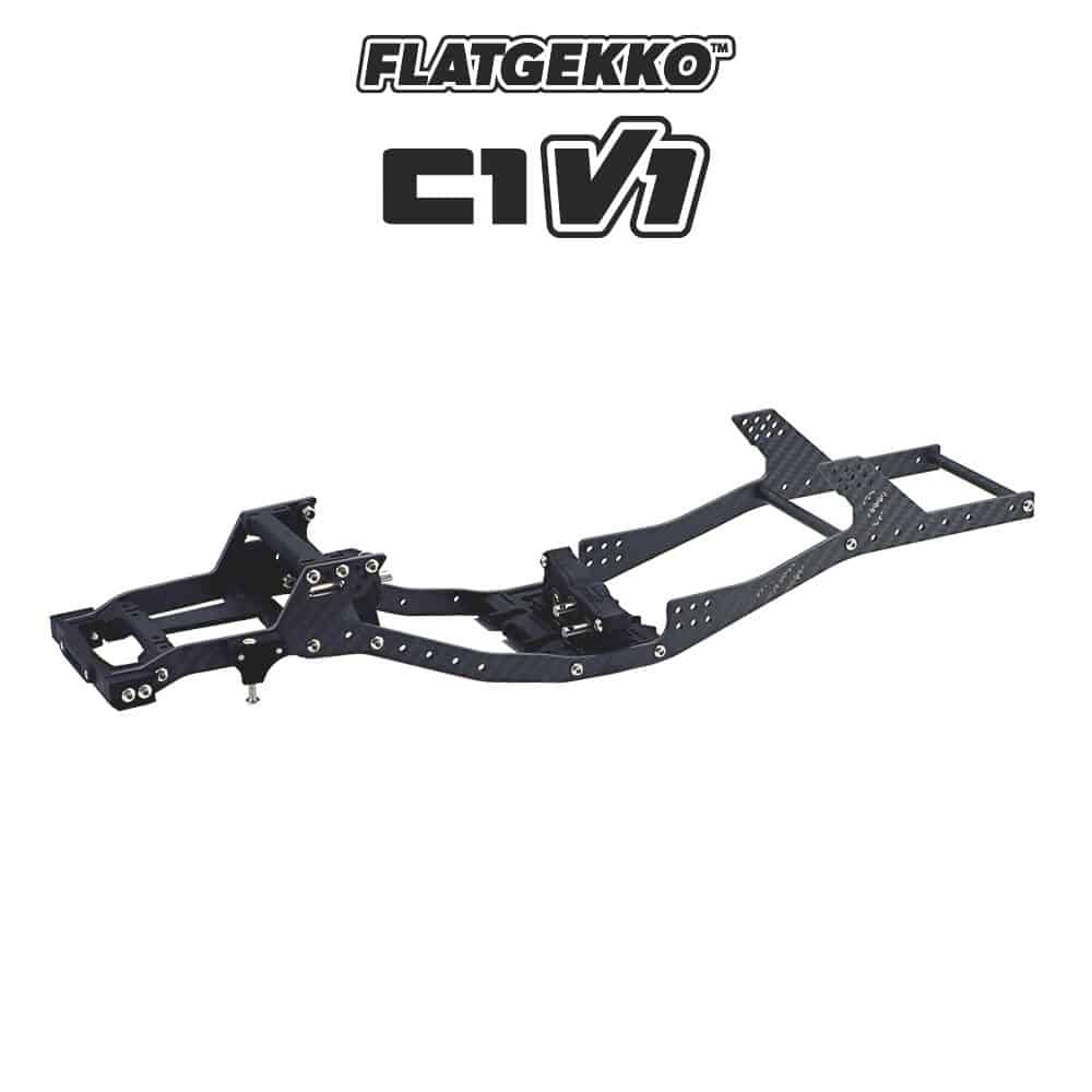 PROCRAWLER® Flatgekko™ C1 V1 Maxxx™ Carbon LCG CMS Chassis Kit 313mm/12.3" Wheelbase