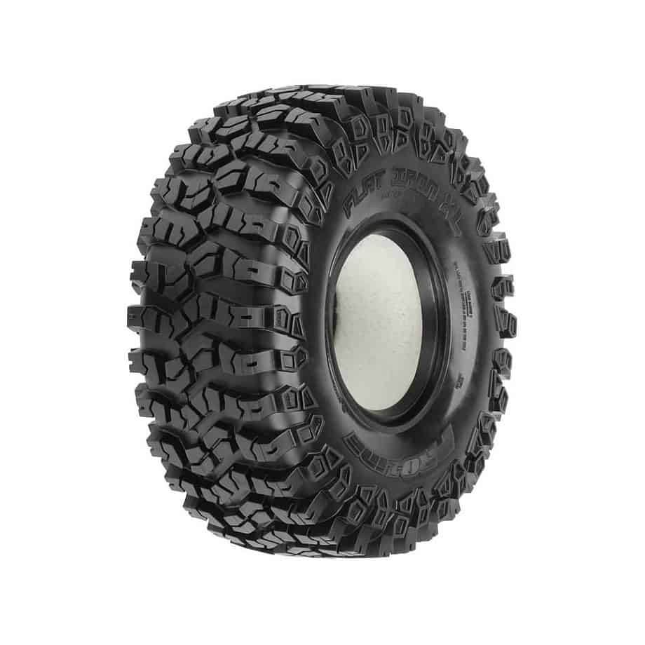 Pro-Line Flat Iron XL 1.9" 4.75"/121mm Predator Compound Tires No Rims /w Foam Inserts (2pcs)