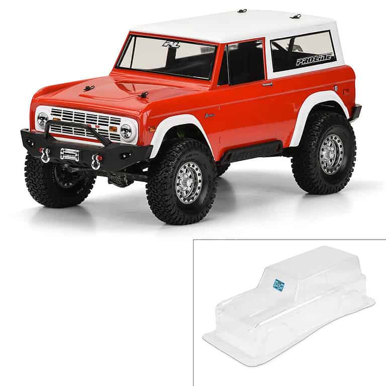 Pro-Line 1973 Ford Bronco Clear Body (12.0"/305mm Wheelbase)