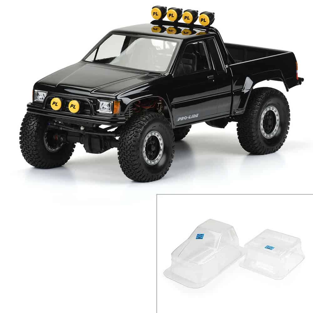 Pro-Line 1985 Toyota HiLux SR5 (Cab + Bed) Clear Body (12.3″/313mm Wheelbase)
