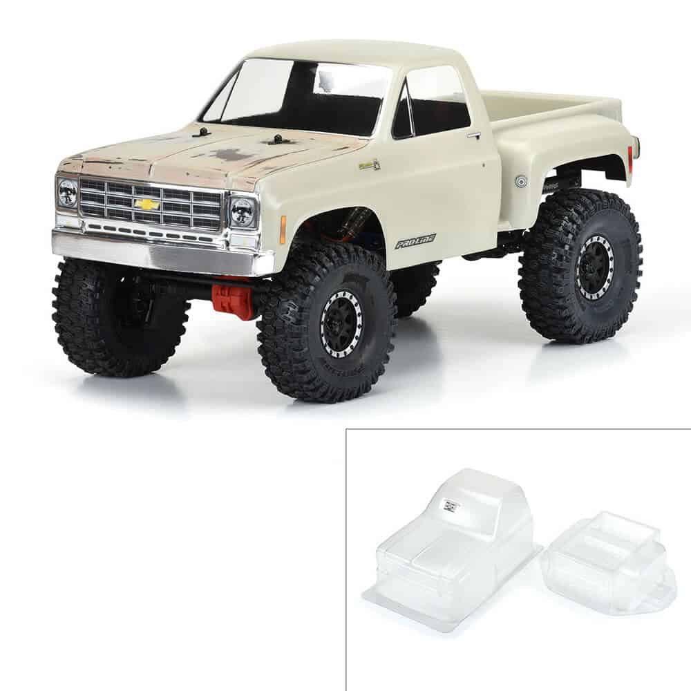 Pro-Line 1978 Chevy K-10 (Cab & Bed) Clear Body (12.3″/313mm Wheelbase)