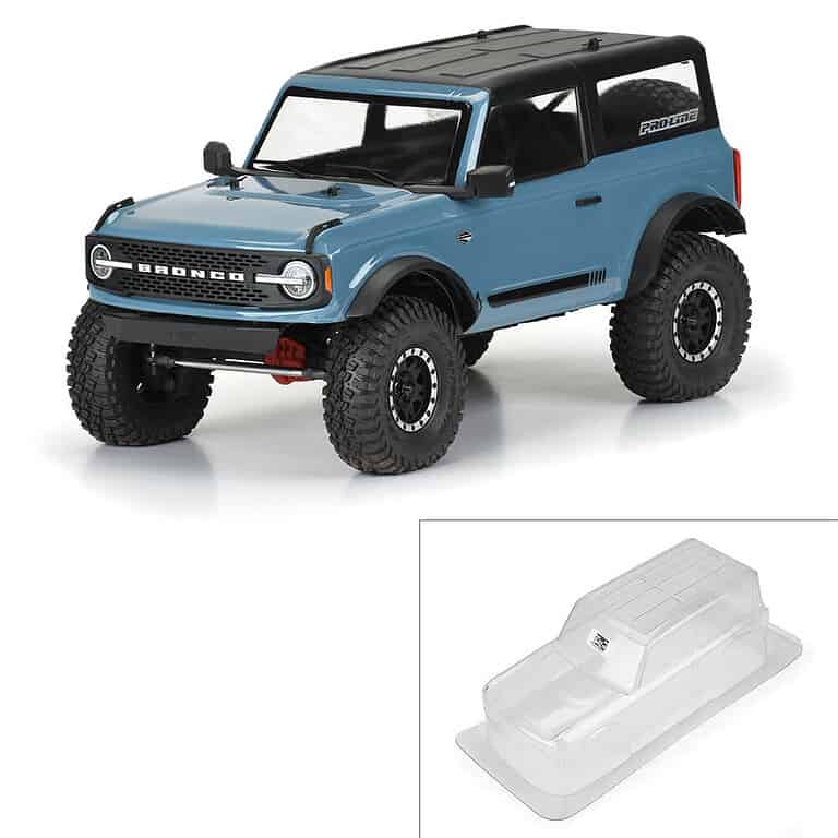 Pro-Line 2021 Ford Bronco Clear Body (11.4"/290mm Wheelbase)