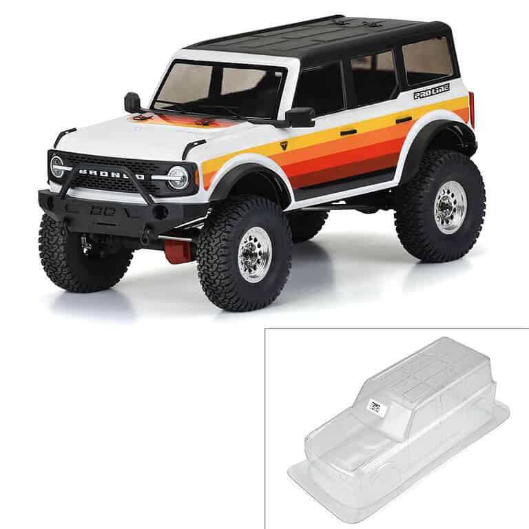 Pro-Line 2021 Ford Bronco Clear Body (12.3"/313mm Wheelbase)