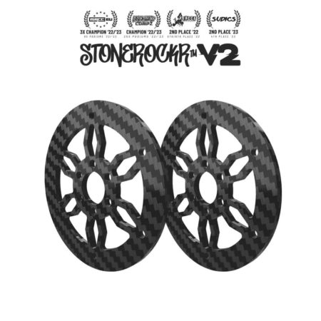 Stonerockr™ V2 F6 Pro By Pierre Silva 2.2" LCG Offset Wheel Front Plate (2pcs) by PROCRAWLER®