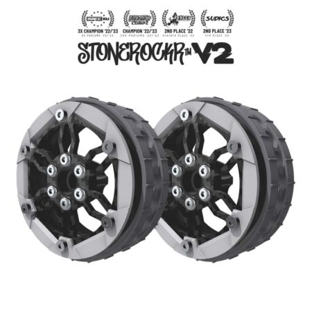 PROCRAWLER® Stonerockr™ V2 F6 Pro by Pierre Silva 2.2" LCG Offset Wheel Set /w Silver Front Ring (2pcs)