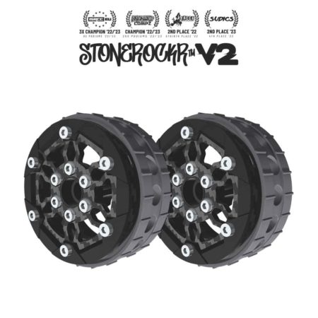 PROCRAWLER® Stonerockr™ V2 F6 Pro by Pierre Silva 1.9" LCG Offset Wheel Set /w Black Front Ring (2pcs)