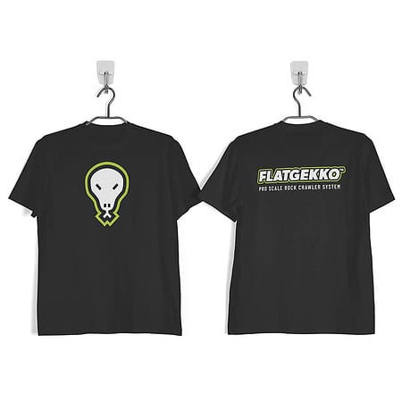Flatgekko™ Skull Black Short-Sleeve T-Shirt