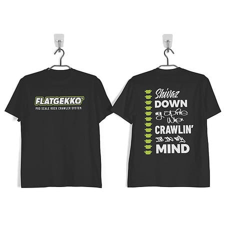 Flatgekko™ Shivaz Black Short-Sleeve T-Shirt