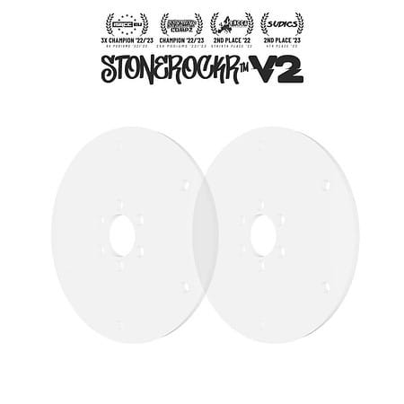 Stonerockr™ V2 F6 Prank™ By Pierre Silva 2.2" LCG Offset Wheel Front Plate (2pcs) by PROCRAWLER®