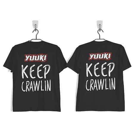 Yuuki™ Keepcrawlin Black Short-Sleeve T-Shirt